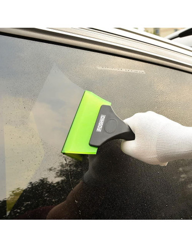 Limpiaparabrisas de Goma FOSHIO Verde 17x13 cm Mango Antideslizante