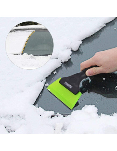 Limpiaparabrisas de Goma FOSHIO Verde 17x13 cm Mango Antideslizante