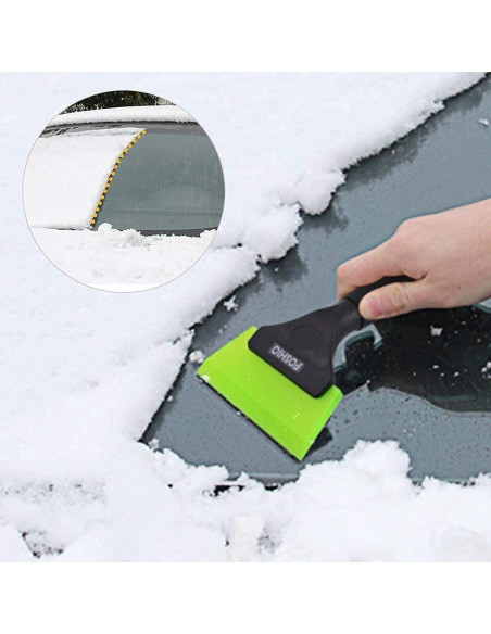 Limpiaparabrisas de Goma FOSHIO Verde 17x13 cm Mango Antideslizante