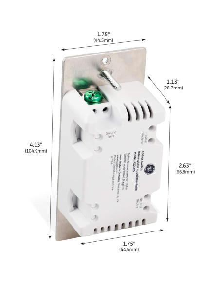 Interruptor Adicional GE Enbrighten 47186 Negro Z-Wave Zigbee