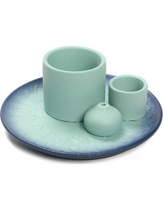 Soporte de Incienso Cerámica Comeon 13x5 cm Azul 2