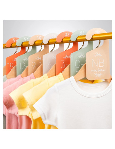 Divisores de Armario para Bebés Giftacity - 7 Organizadores de Ropa