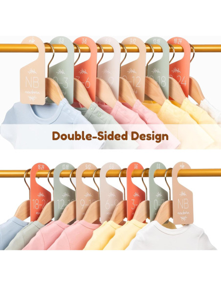 Divisores de Armario para Bebés Giftacity - 7 Organizadores de Ropa