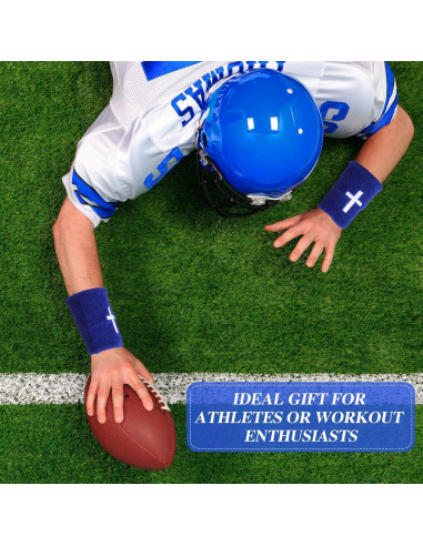 4 Muñequera Deportiva Shyyween LOO0072 Absorbente Color Mezclado