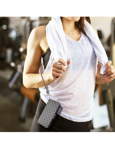 Funda Cartera ELISORLI Flip Gris para Cricket Icon 2 y AT&T