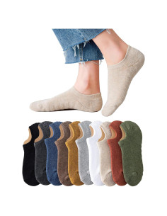 Calcetines Invisibles Deportivos AOIREMON 10 Pares Mujeres