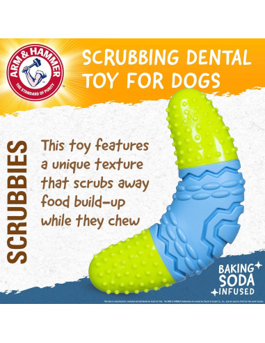 Juguete Masticable Boomerang Arm & Hammer para Perros Adultos 17.78 cm