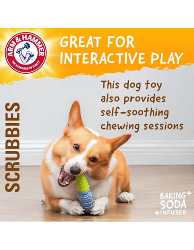 Juguete Masticable Boomerang Arm & Hammer para Perros Adultos 17.78 cm