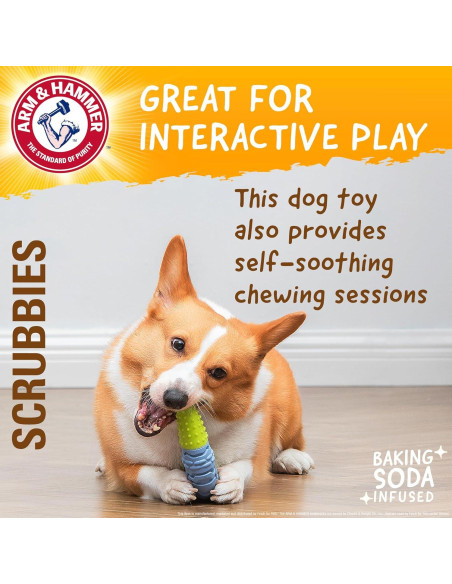 Juguete Masticable Boomerang Arm & Hammer para Perros Adultos 17.78 cm