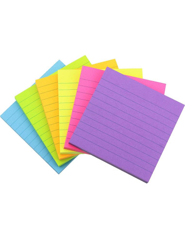 Notas Adhesivas Compra Temprana 7.62x7.62 cm 6 Colores 600 Hojas