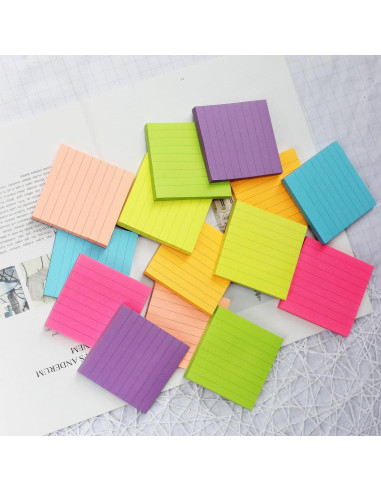 Notas Adhesivas Compra Temprana 7.62x7.62 cm 6 Colores 600 Hojas