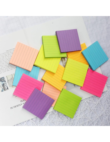 Notas Adhesivas Compra Temprana 7.62x7.62 cm 6 Colores 600 Hojas