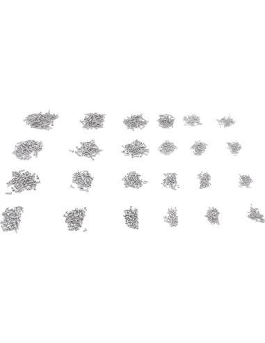 Kit de Tornillos Autoperforantes HVAZI 1200PCS M1 a M2.2