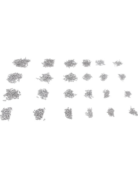Kit de Tornillos Autoperforantes HVAZI 1200PCS M1 a M2.2