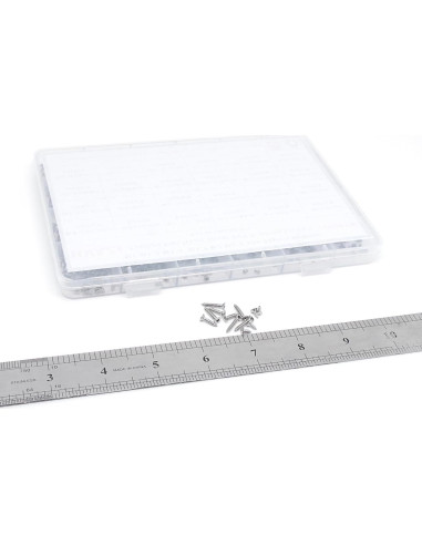 Kit de Tornillos Autoperforantes HVAZI 1200PCS M1 a M2.2