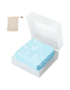 Estuche de Jabón de Viaje Qiuruoo con Drenaje 7.9x7.9cm