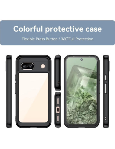 Funda Google Pixel 8A con Protector de Pantalla Templado
