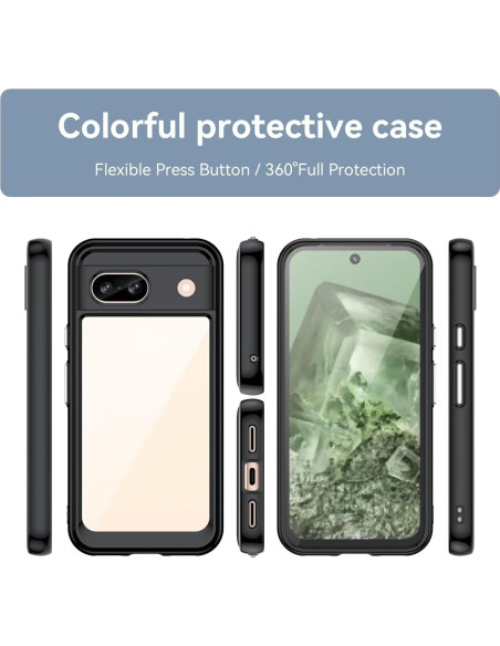 Funda Google Pixel 8A con Protector de Pantalla Templado