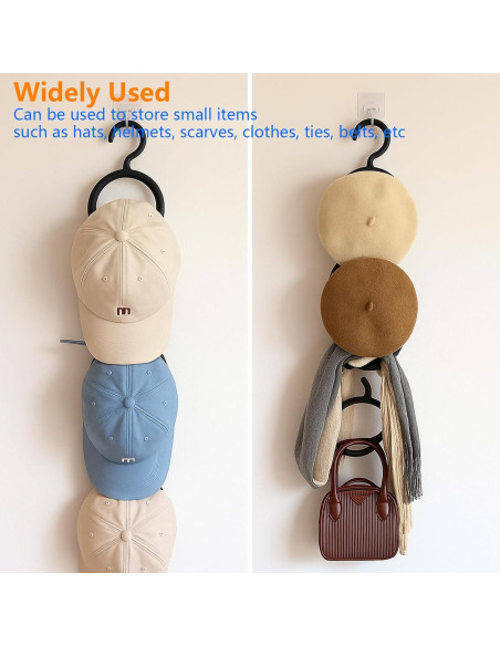 5 Soportes Plegables para Pelucas y Sombreros Aimpiwt - Negro