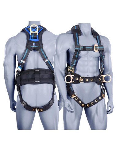 Arnés de Seguridad FHFallArrest 5 Puntos Acolchado 190 kg