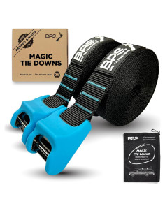 Correas de Amarre BPS 15 pies Mágicas para Kayak y Surf