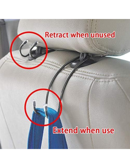 Ganchos de Almacenamiento para Auto Wopanxye - Paquete de 12