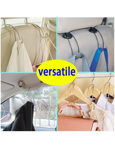 Ganchos de Almacenamiento para Auto Wopanxye - Paquete de 12