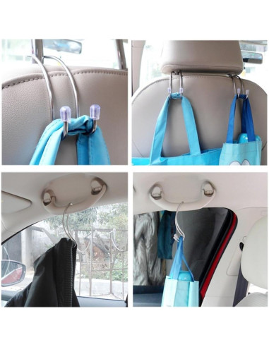 Ganchos de Almacenamiento para Auto Wopanxye - Paquete de 12