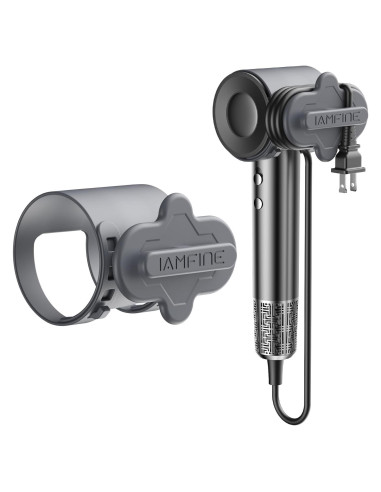 Organizador de Cable para Secador de Pelo Genérico - Silicona Gris