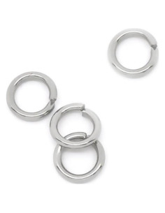 500 Anillas de Salto 5mm Acero Inoxidable HDSupplies