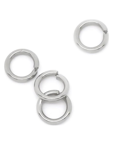 500 Anillas de Salto 5mm Acero Inoxidable HDSupplies