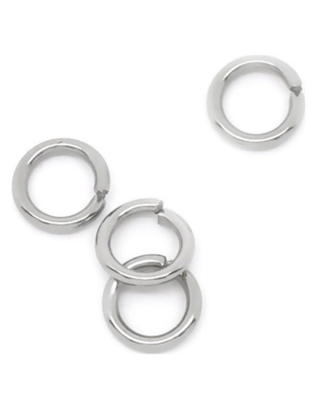 500 Anillas de Salto 5mm Acero Inoxidable HDSupplies