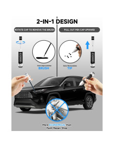 Pintura de Retocar EVOOOR 218 Negro Metálico para Toyota 11.8ml 2