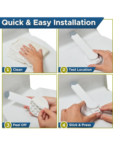 Cerradura de Seguridad para Inodoro Wappa Baby - Paquete de 3