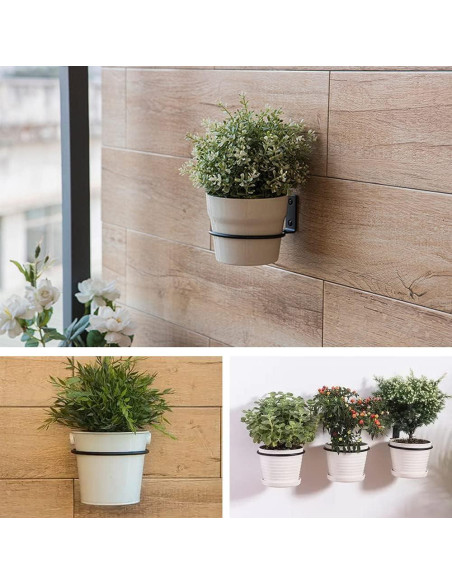 Soporte para Plantas Colgante Maosen 4" Redondo 6 Piezas