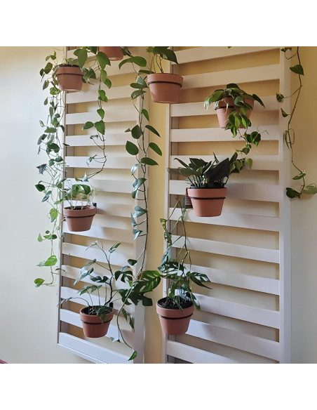 Soporte para Plantas Colgante Maosen 4" Redondo 6 Piezas