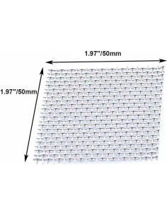 20 Almohadillas de Malla de Alambre Acero Inoxidable Woogim 5x5cm 2