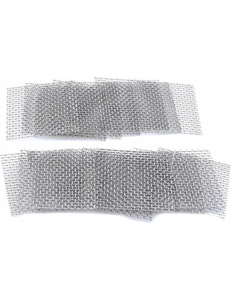 20 Almohadillas de Malla de Alambre Acero Inoxidable Woogim 5x5cm