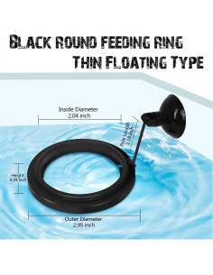Anillo de Alimentación Flotante Dbeans para Peces - 1 Círculo 2