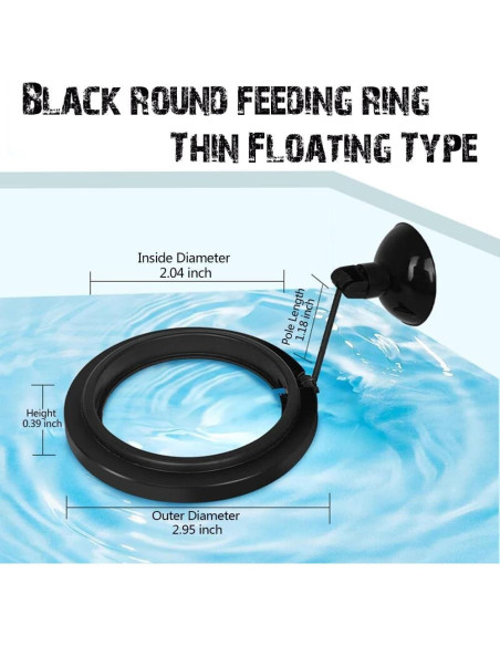 Anillo de Alimentación Flotante Dbeans para Peces - 1 Círculo