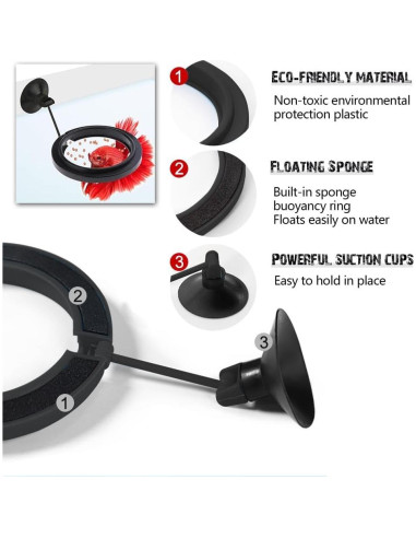 Anillo de Alimentación Flotante Dbeans para Peces - 1 Círculo