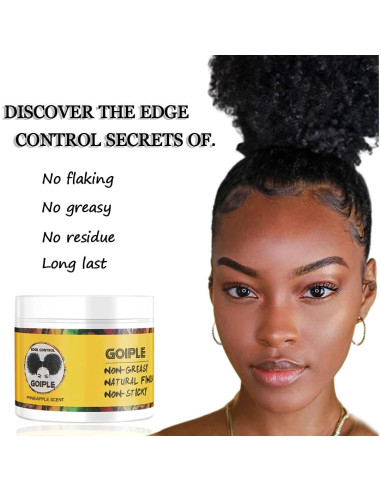 Cera de Control de Bordes Goiple 113.4g Fijación Fuerte No Grasosa