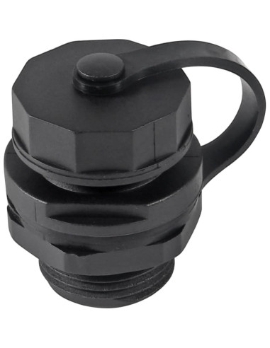 Conector RJ45 CAT6 blindado IP67 para montaje en panel - 10 piezas