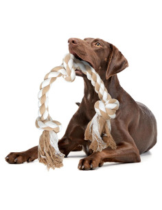 Juguete de Cuerda para Perros Fida 3 Nudos Algodón Natural