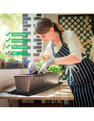 Alfombrilla Térmica para Plántulas LOCONHA 25.4x52.7cm 20W