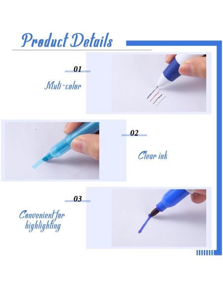 Set de 36 Marcadores y Bolígrafos Geyoga para Enfermería