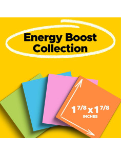 Notas Post-it Súper Adhesivas 18 Blocs 4.76x4.76cm Multicolor 2