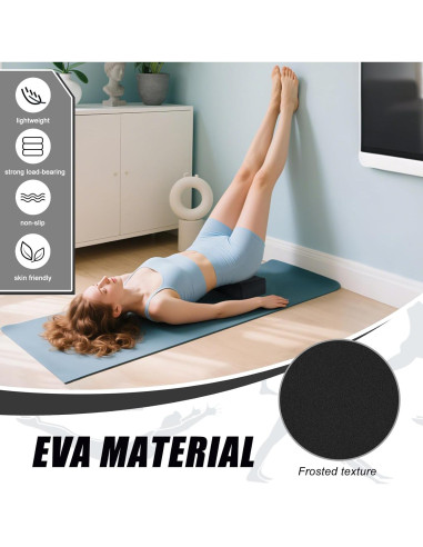 Conjunto de Bloques de Yoga RETON con Correas - 2 Piezas