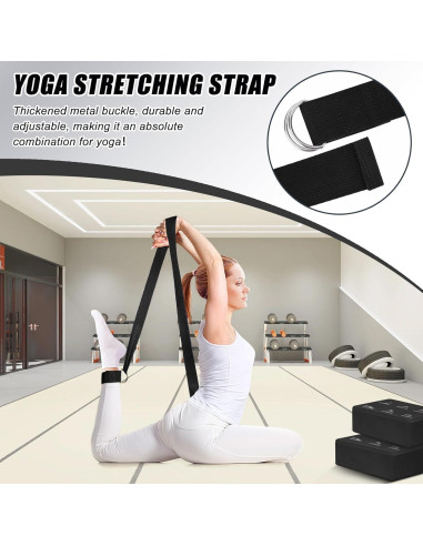 Conjunto de Bloques de Yoga RETON con Correas - 2 Piezas