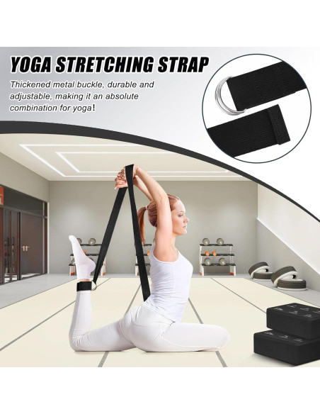 Conjunto de Bloques de Yoga RETON con Correas - 2 Piezas